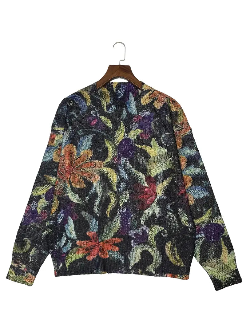 Talbot™ | Trendy Floral Sweater