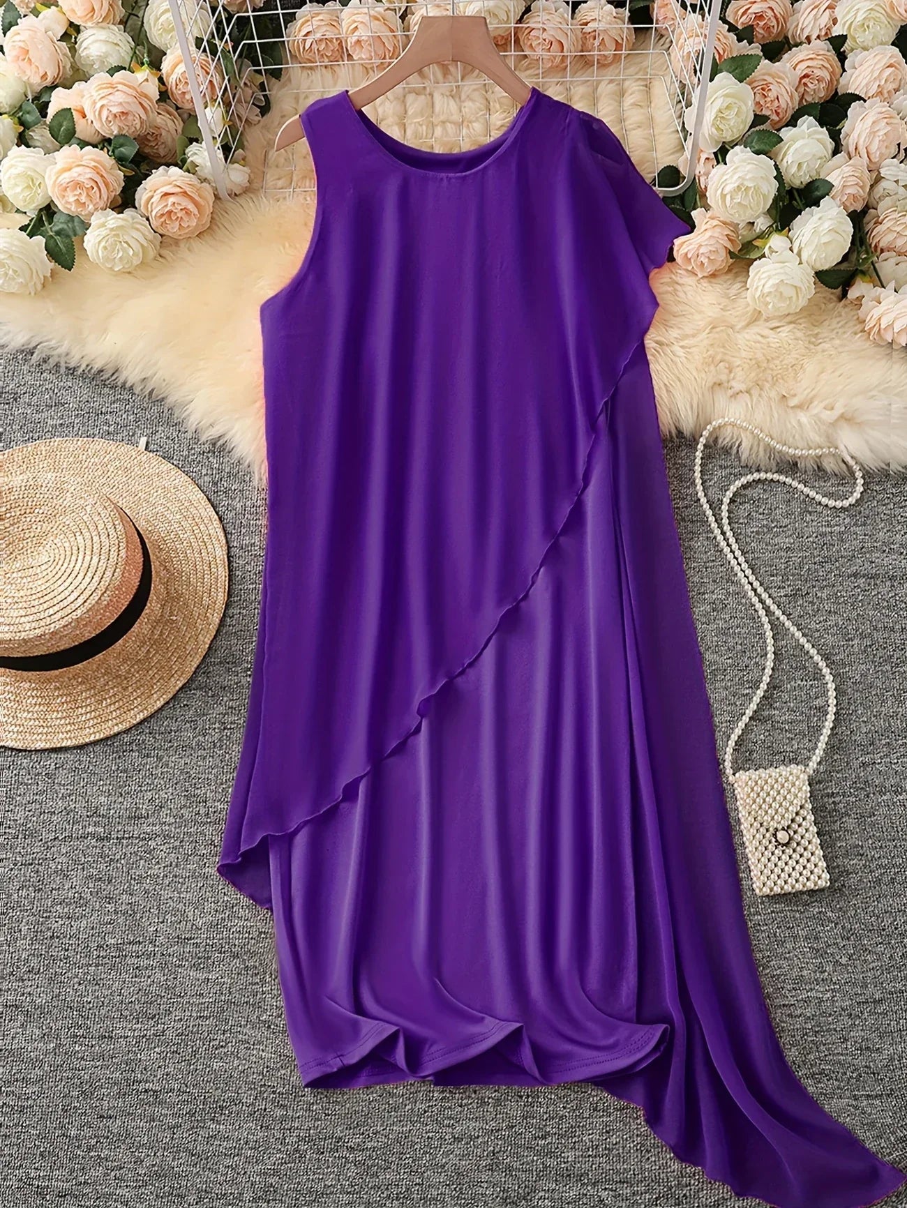ADDIE | TIMELESS SLEEVELESS MIDI DRESS