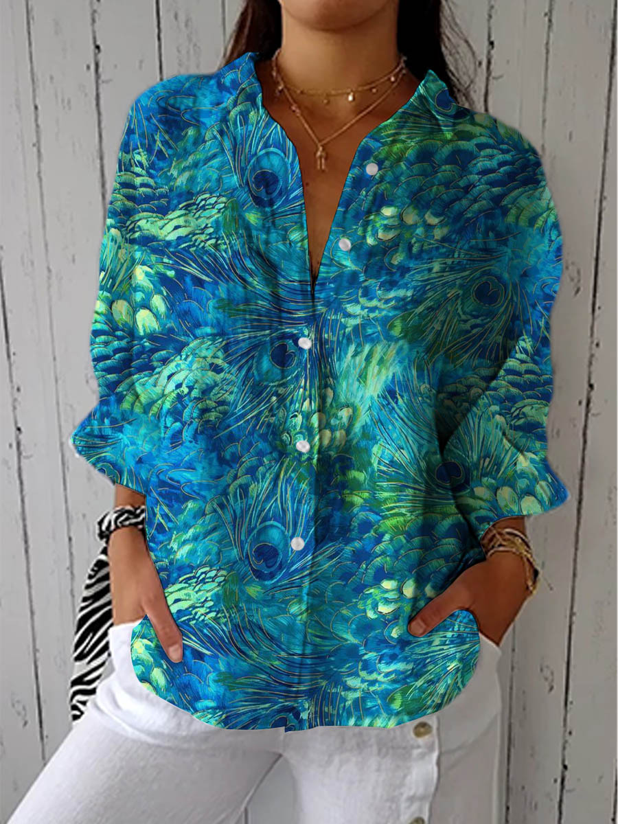 Talbot™ | Peacock Grace Blouse
