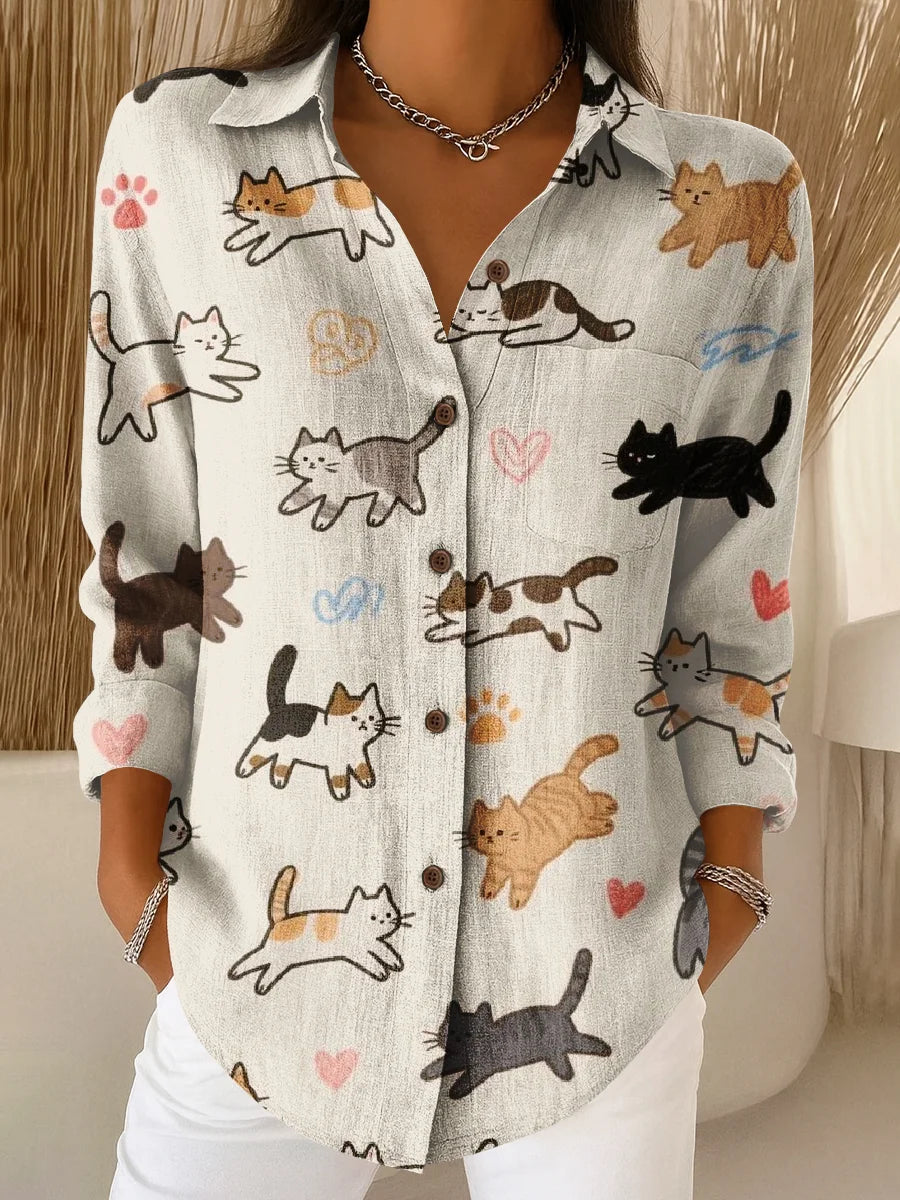 Blouse à motifs animaliers