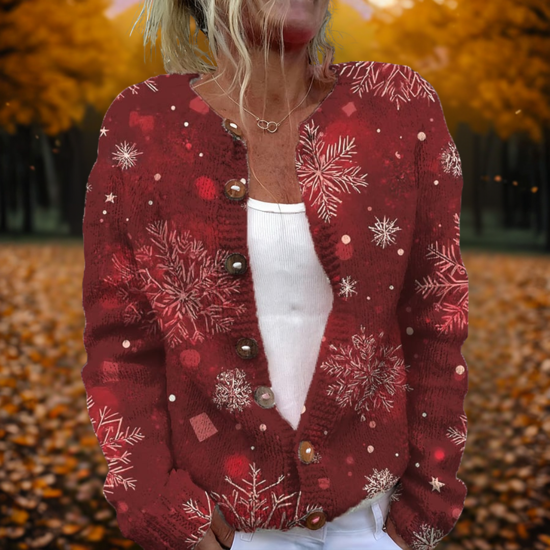 Talbot™ Snowflake Sparkle Cardigan