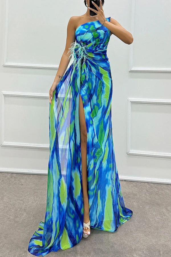 LINA | COLORFUL MAXI DRESS