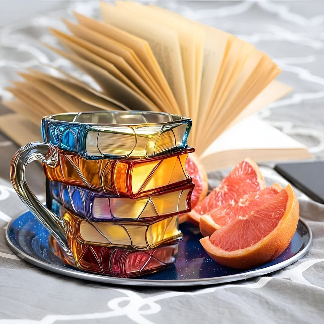 Book Mug | Mug with Painted Book