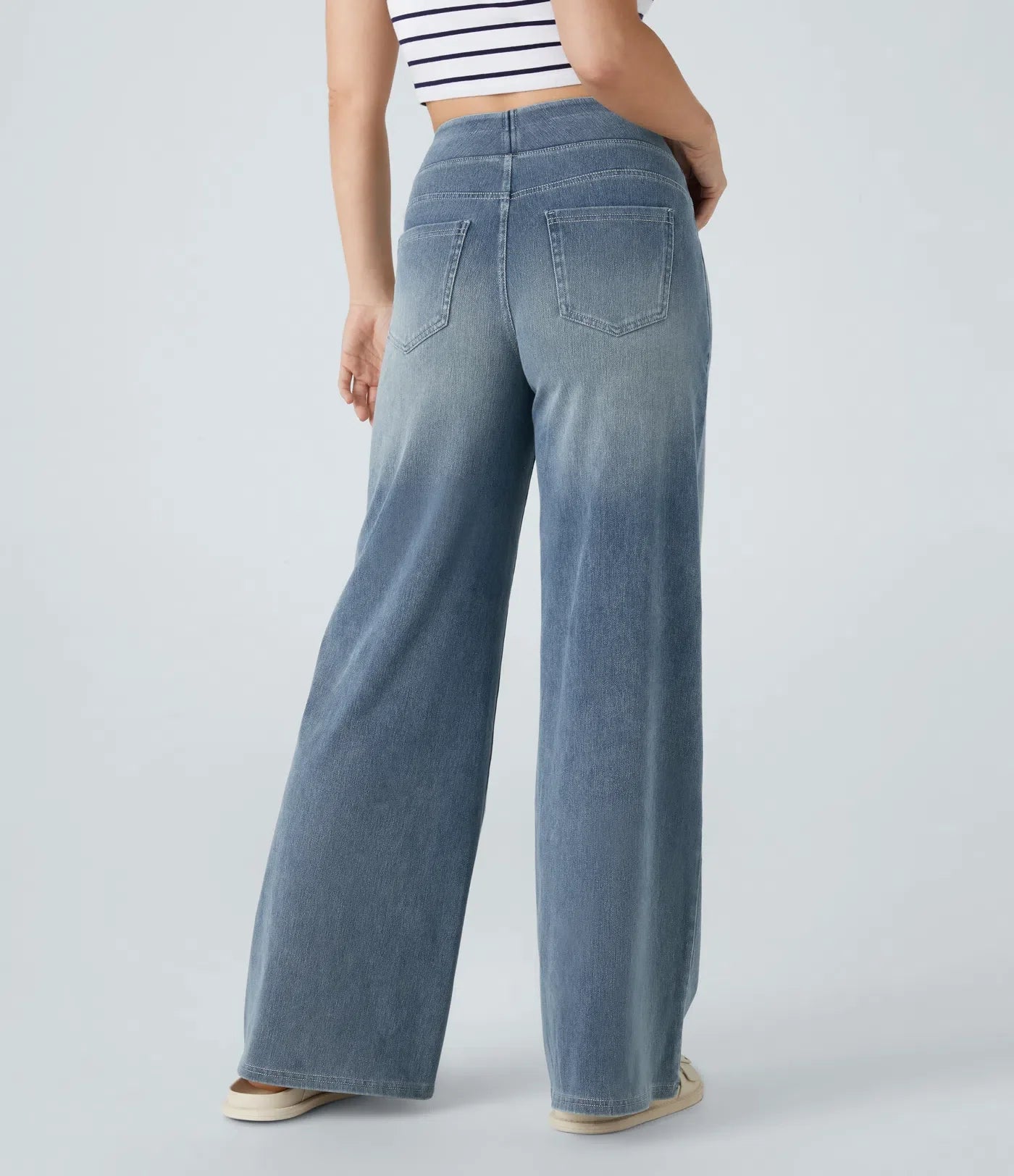 Eva - High-Waisted Stretch Trousers