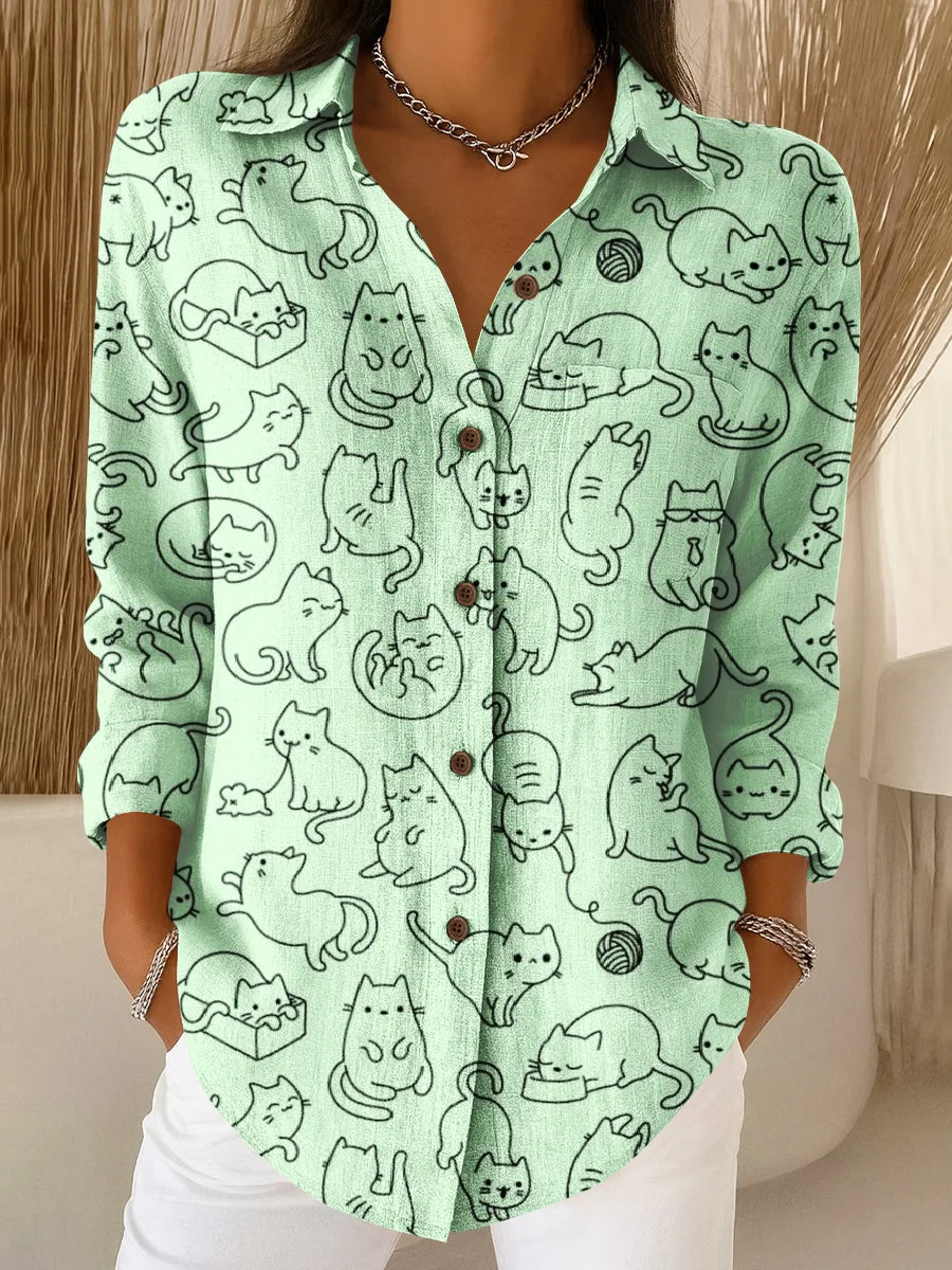 Blouse à motifs animaliers