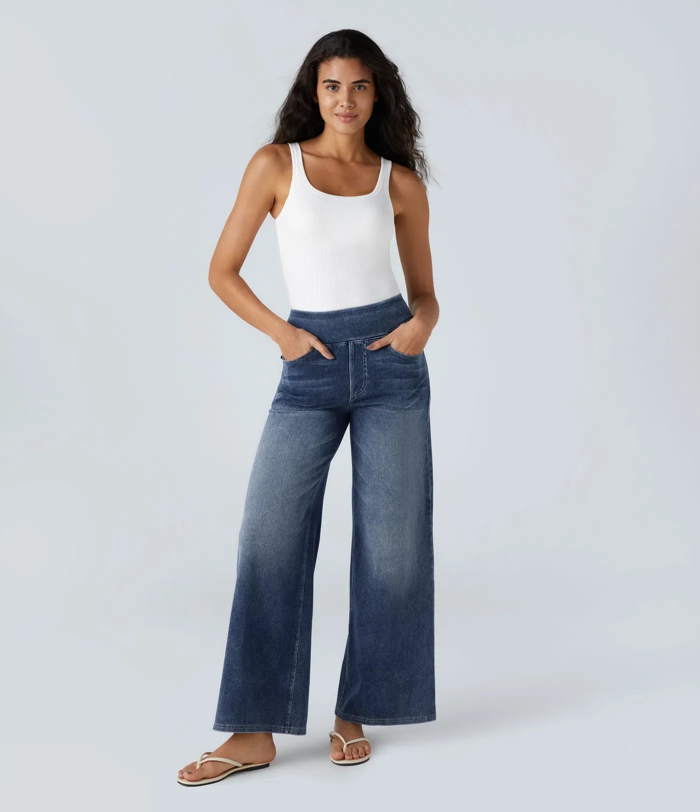 Eva - High-Waisted Stretch Trousers