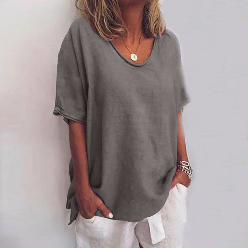 SASHA™ - SOFT LOOSE-FIT TUMMY-COVERING SHIRT