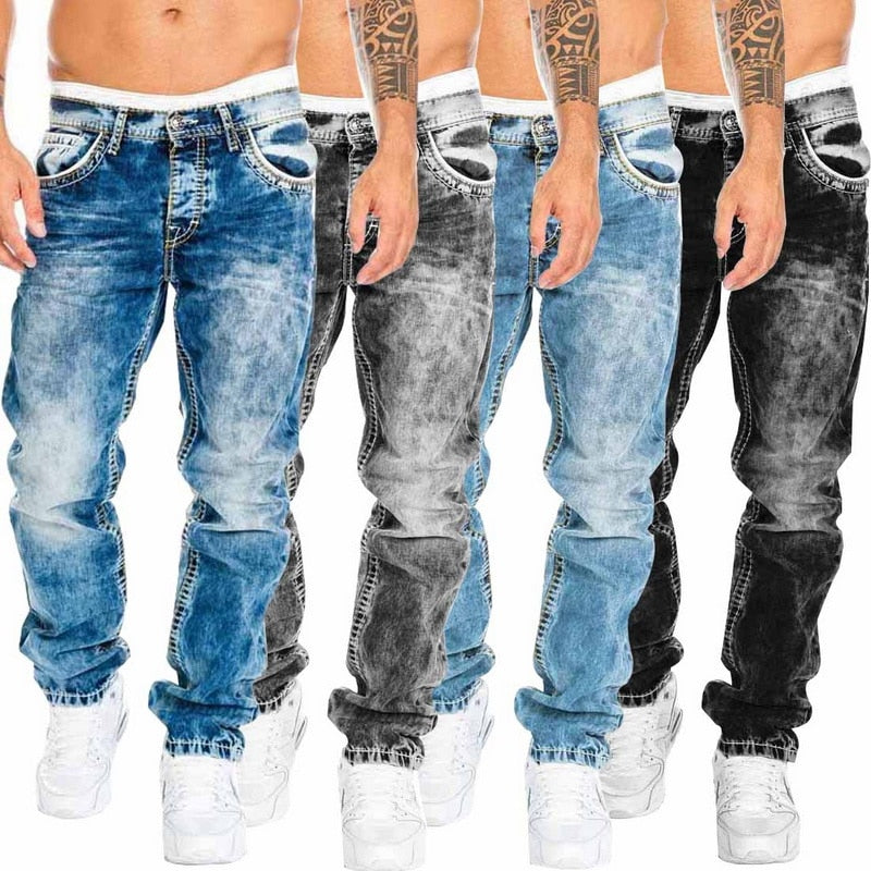 Mael Denim Biker Jeans™ - STYLISH BIKER TROUSERS WITH A SLIM FIT