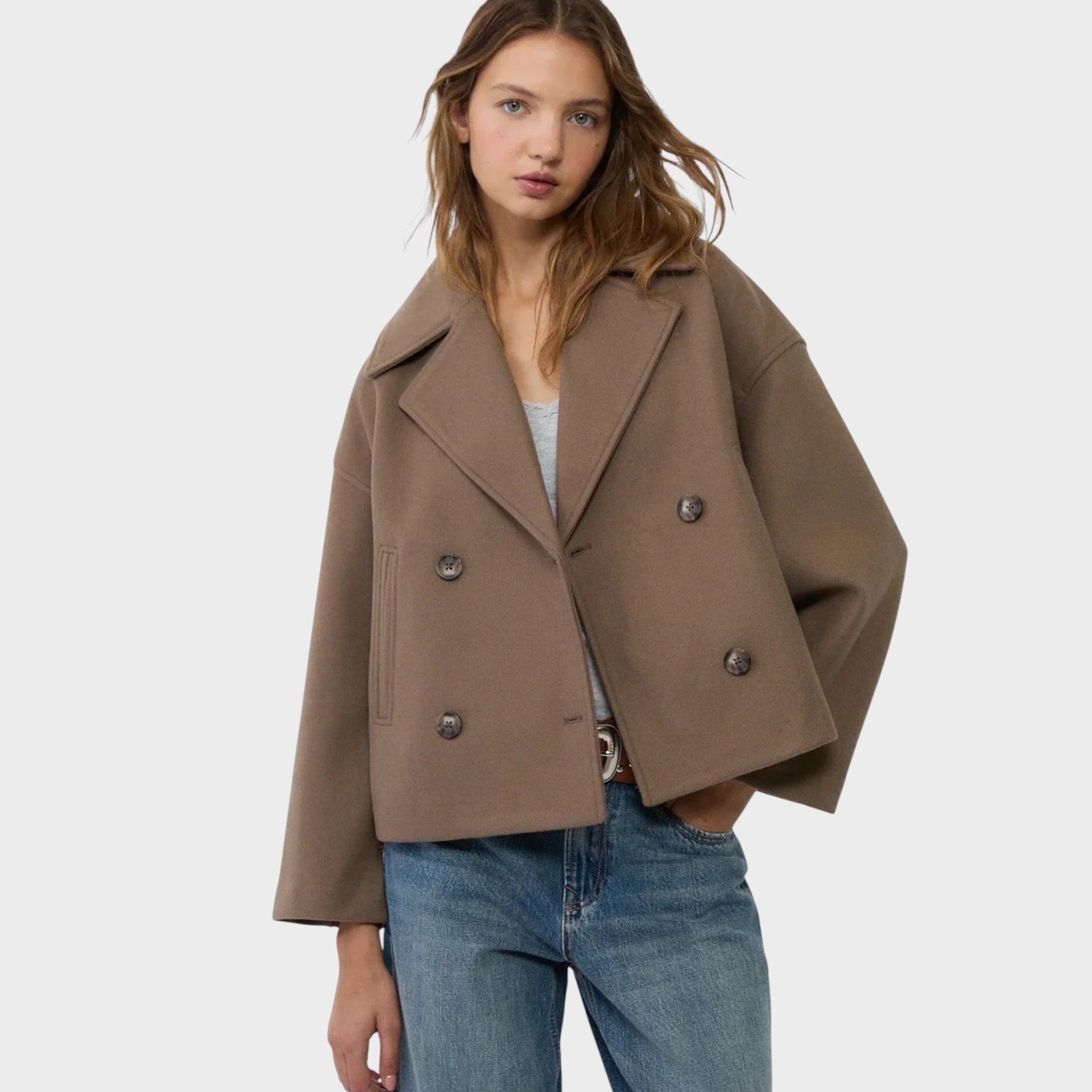 Blanka - Kratka dvostruka jakna Šik gornja odjeća