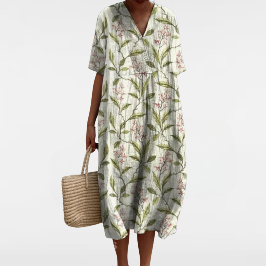 ADELFA | LOOSE COLORFUL DRESS