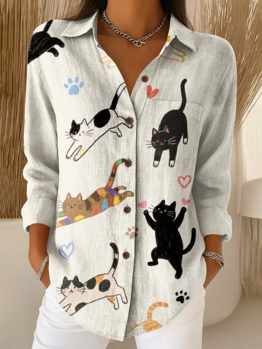 Blouse à motifs animaliers