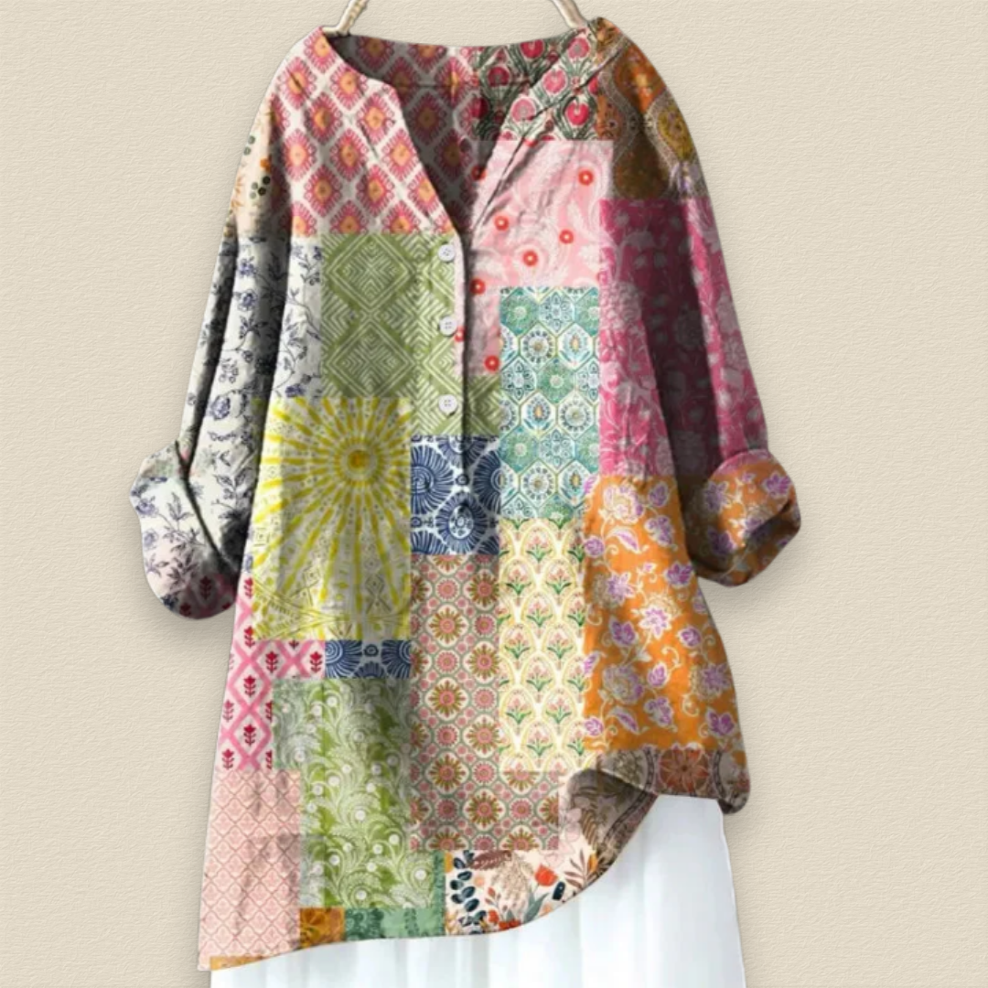 Florellia | Loose Floral Blouse