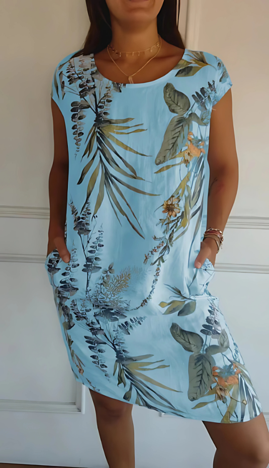 TISSIA | LOOSE PRINTED DRESS