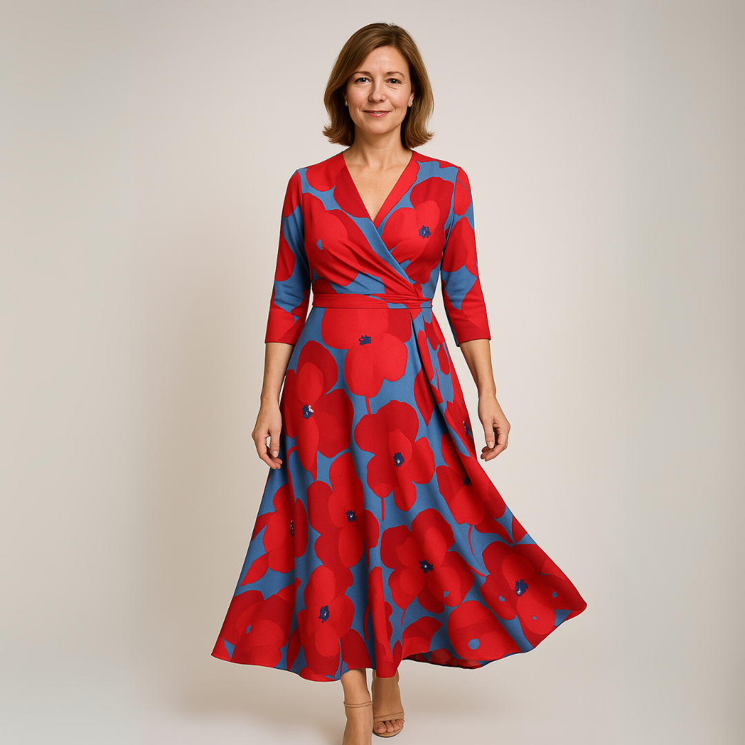 TAYLOR | ROBE DE LUXE ÉLÉGANTE À MOTIFS FLORAUX