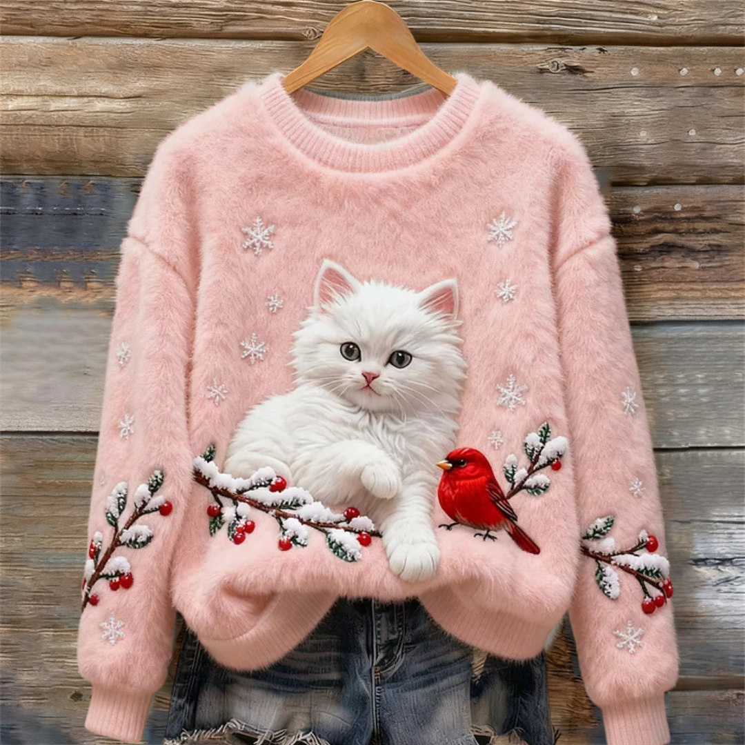 Talbot™ | Winter Kitten Teddy Sweater