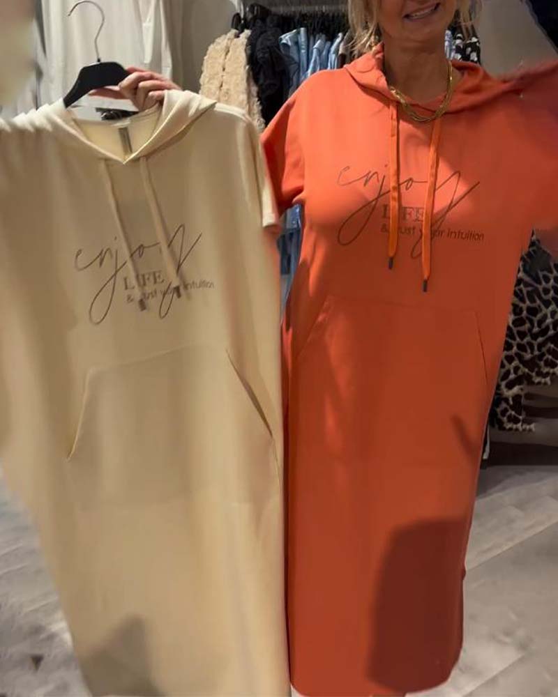 SHEILA | ROBE LONGUE À CAPUCHE