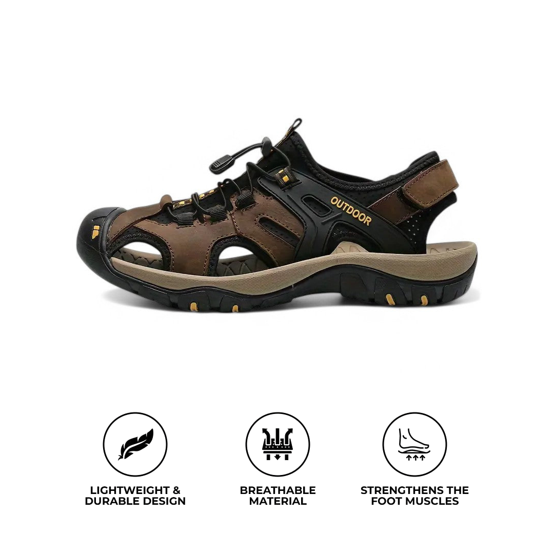 TrailFlex™ - Sandales orthopédiques confort à bout large - Unisexe 