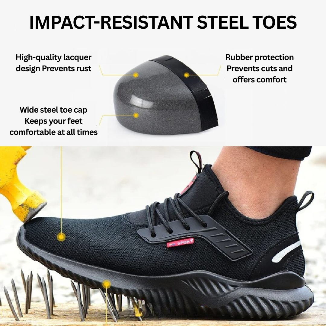 Raider™ - ORTHOPEDIC PAIN RELIEF WORK SHOES FOR MEN