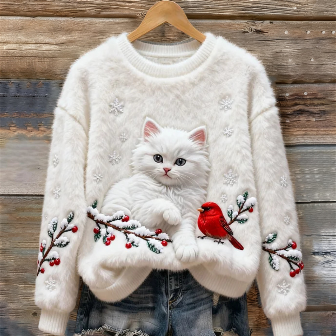 Talbot™ | Winter Kitten Teddy Sweater