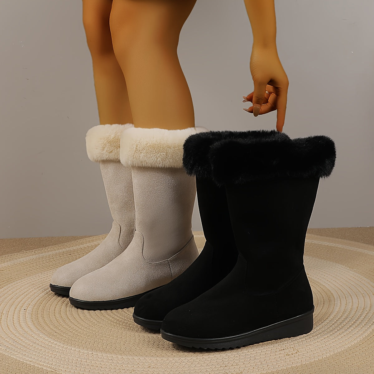 Talbot™ | Bottes d'hiver de luxe en fourrure
