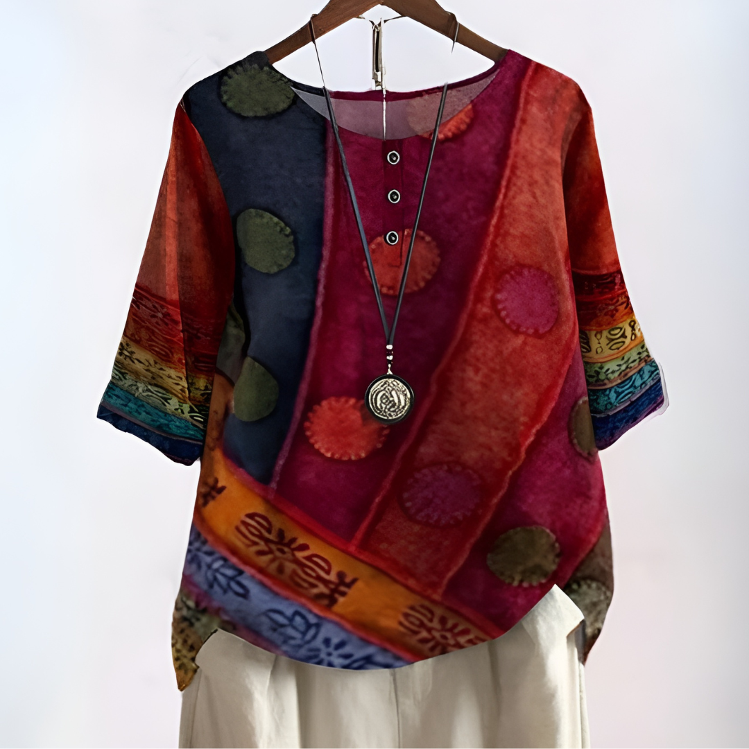 BEA | LOOSE BOHEMIAN BLOUSE