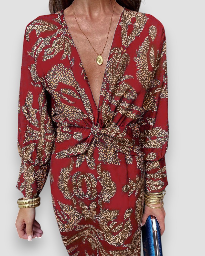 CELINE | ROBE SEXY À COL V