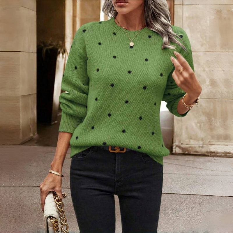 Talbot™ | Polka Dot Knitted Sweater