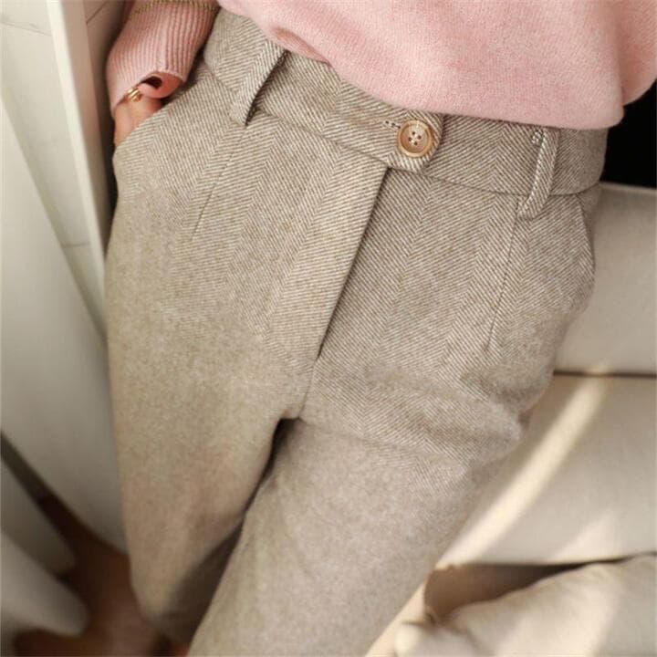 Ottilio™ - ELEGANT HERRINGBONE TROUSERS