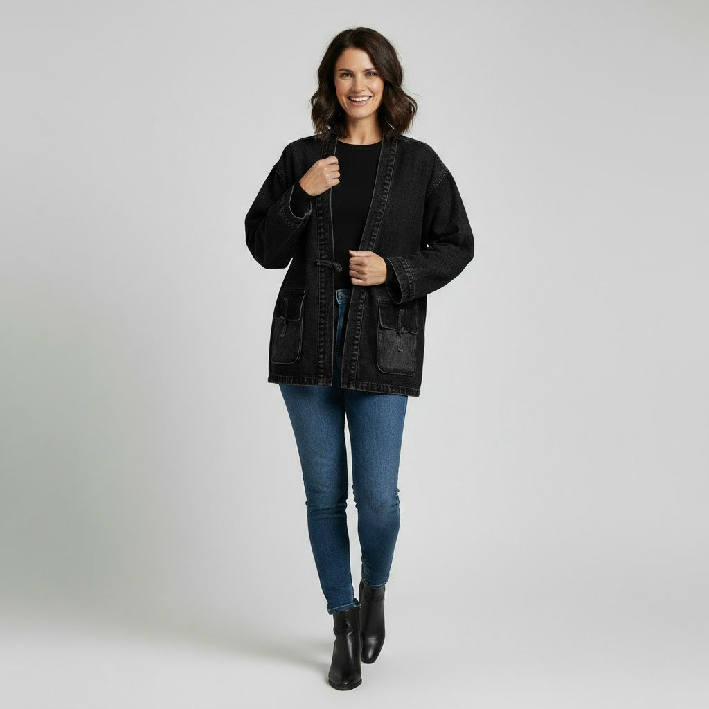 Talbot™ | Kimono en denim décontracté
