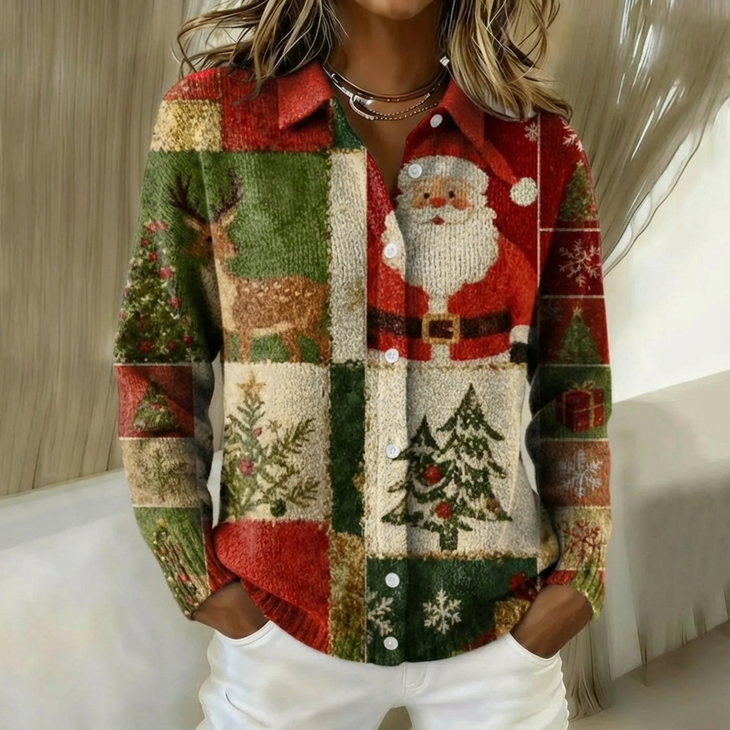 Talbot™ | Santa Patchwork Shirt