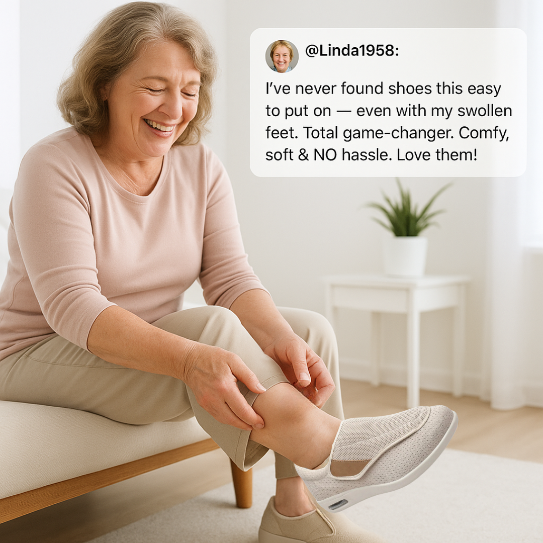 WideEase™ - ORTHOPEDIC SHOE WITH ADJUSTABLE CLOSURE - UNISEX