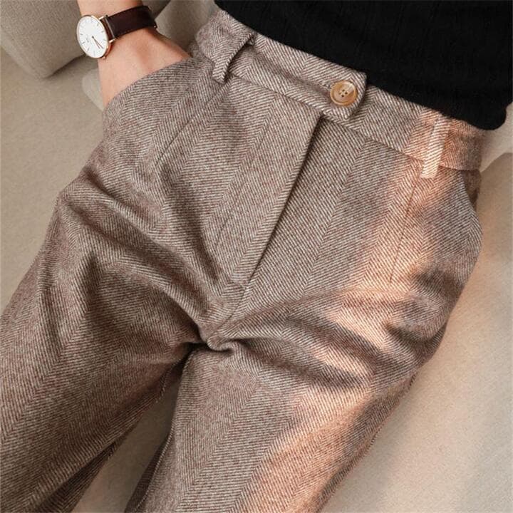 Ottilio™ - ELEGANT HERRINGBONE TROUSERS