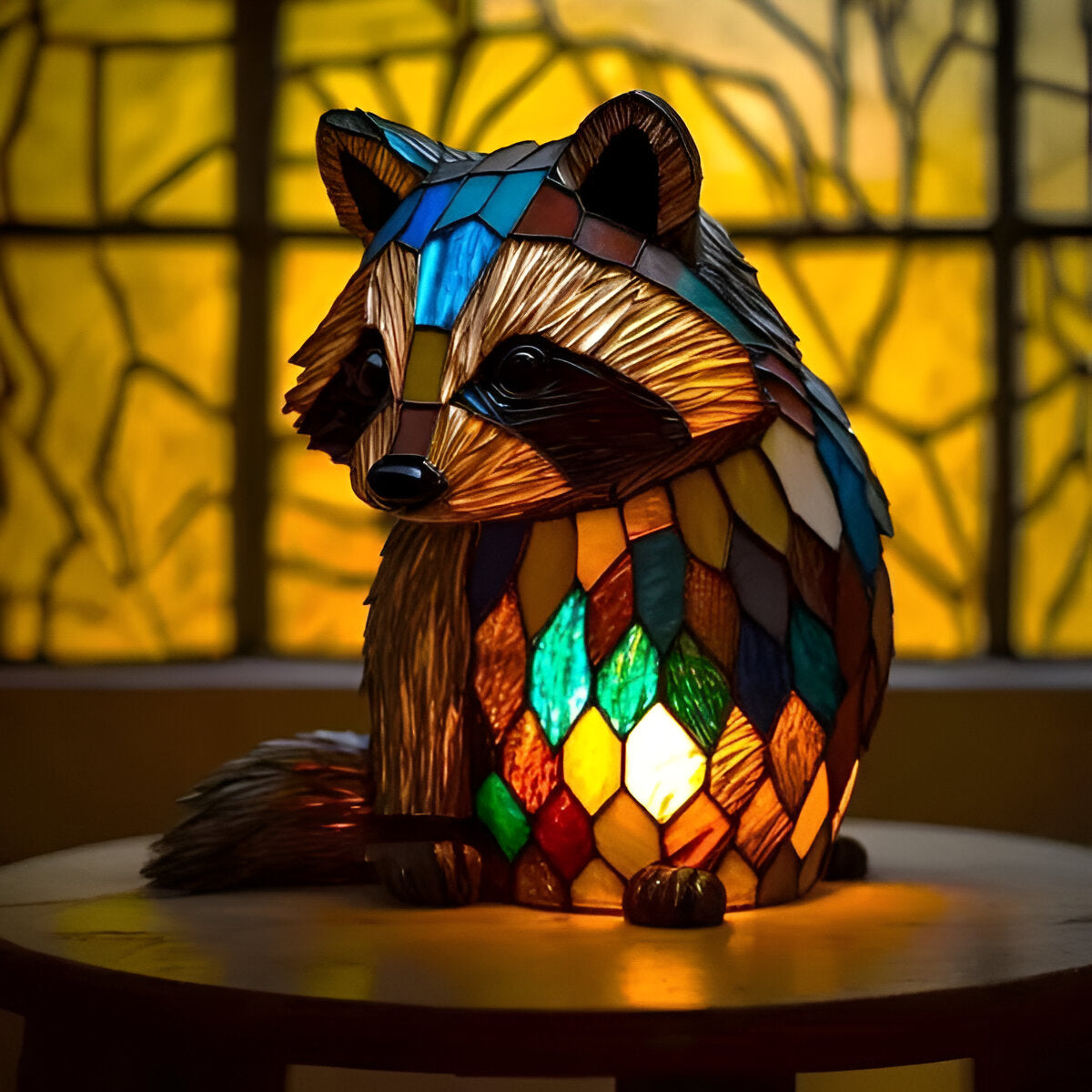 Jackie | Magical raccoon lamp
