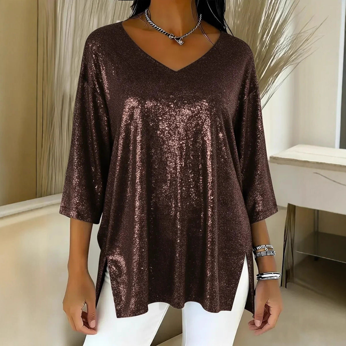 Talbot™ | Sparkle Sequin Tunic