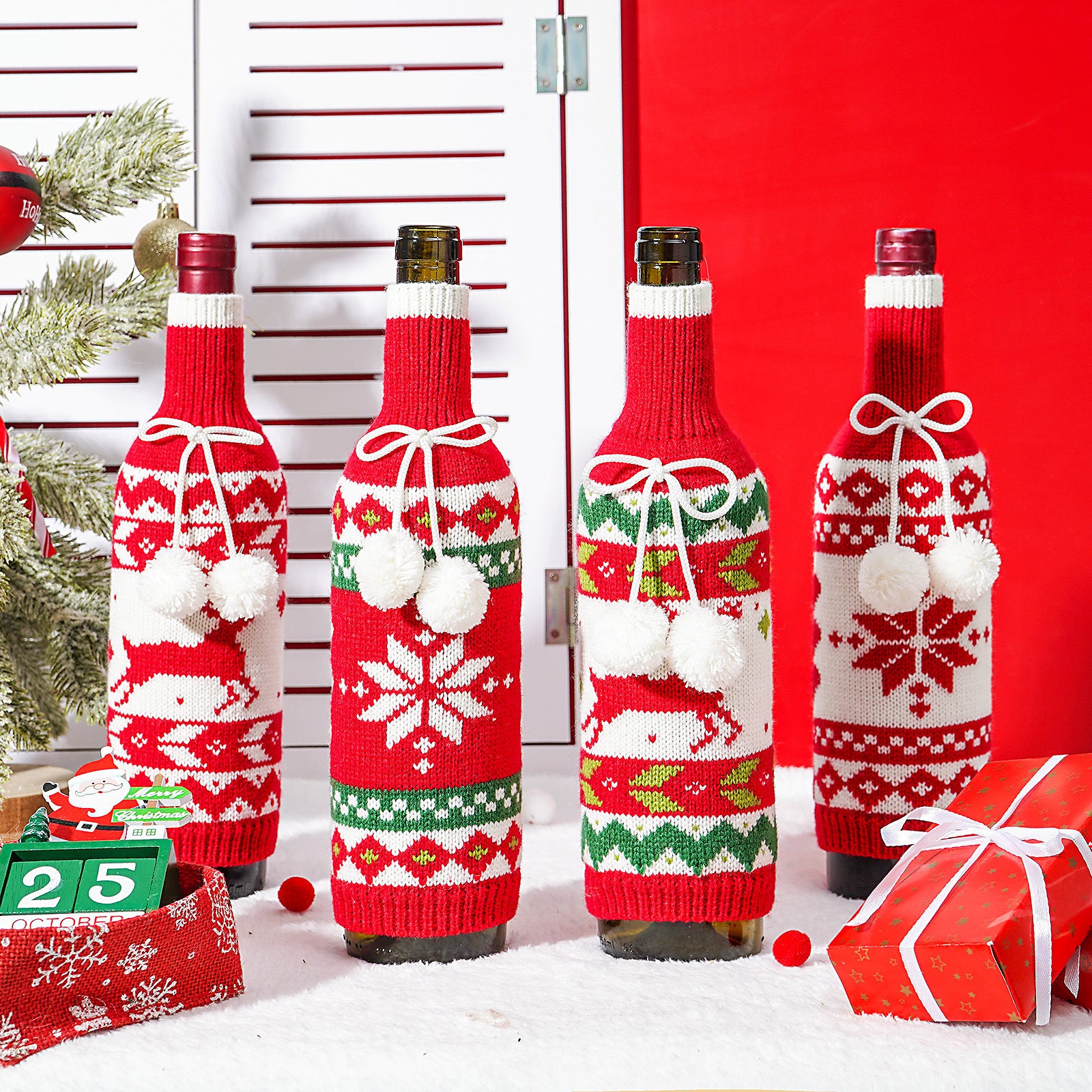 Talbot™ Festive Nordic Bottle Sweaters