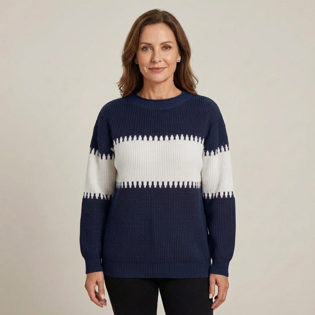 Talbot™ | Harmony Stitch Colorblock Sweater