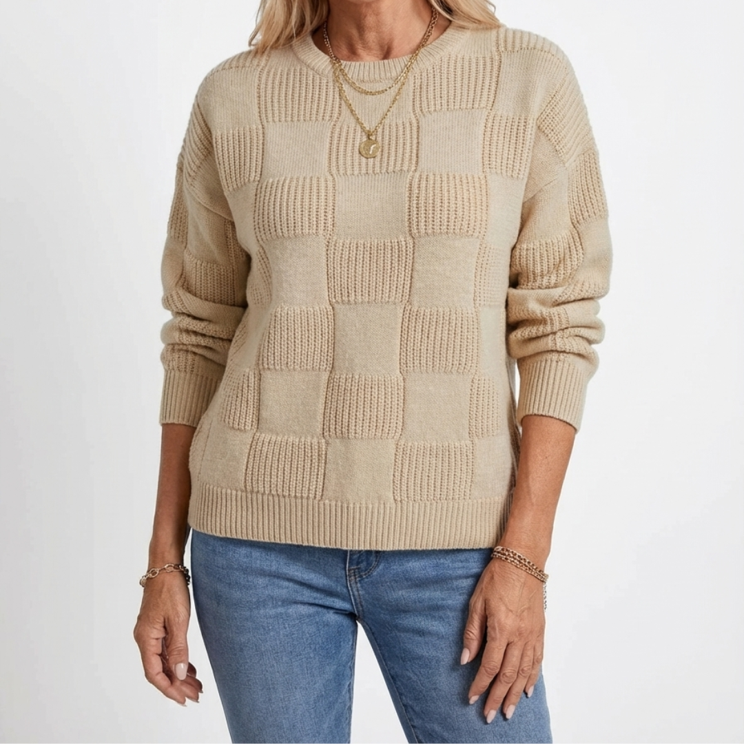Talbot™ Checkered Knit Sweater
