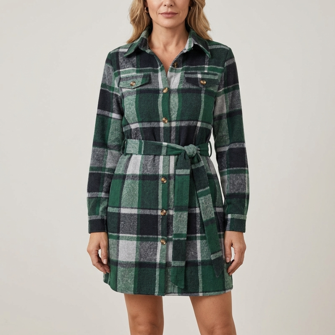 Talbot™ | Plaid Shirt Dress