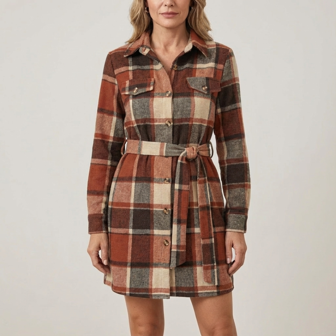 Talbot™ | Plaid Shirt Dress