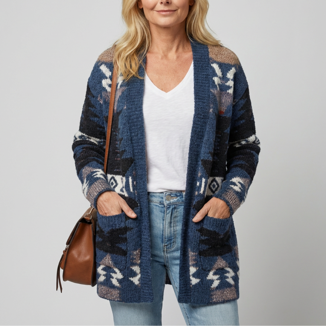 Talbot™ Aztec Pocket Cardigan