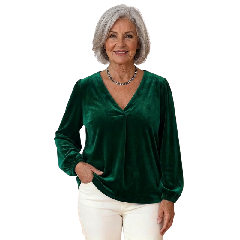 Talbot™ | Velvet Glow Blouse