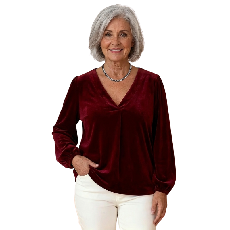 Talbot™ | Velvet Glow Blouse