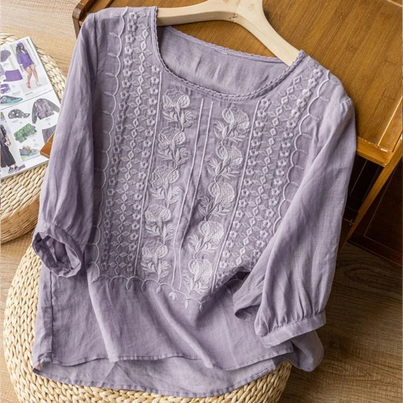 MARIA™ - RELAXED LIGHTWEIGHT SPRING BLOUSE