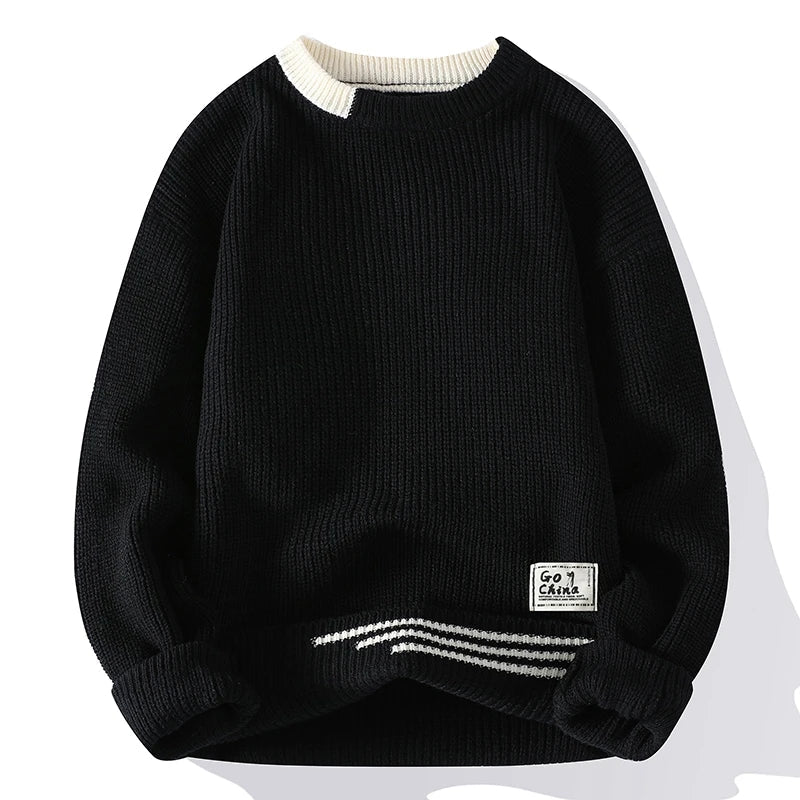 HARRISON™ - COLOR TONE KNITTED SWEATER