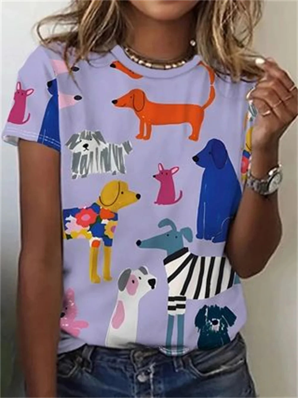 PAUI | CASUAL ANIMAL PRINT BLOUSE