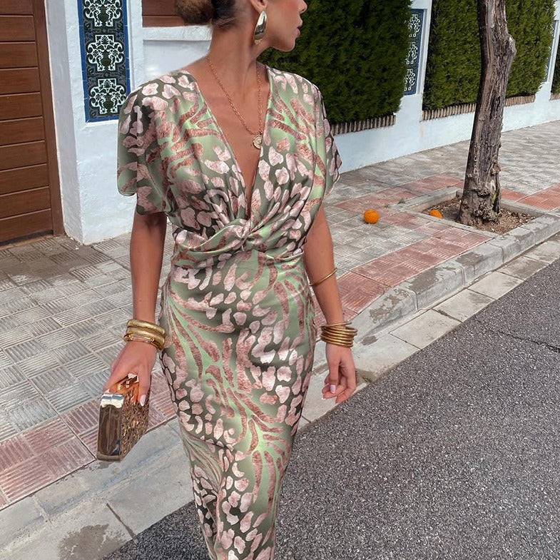 MAXINE | ROBE ÉLÉGANTE EN SOIE