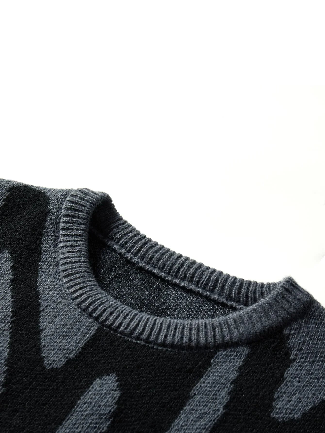 RONAN™ - CONTRAST KNIT MEN'S PULLOVER