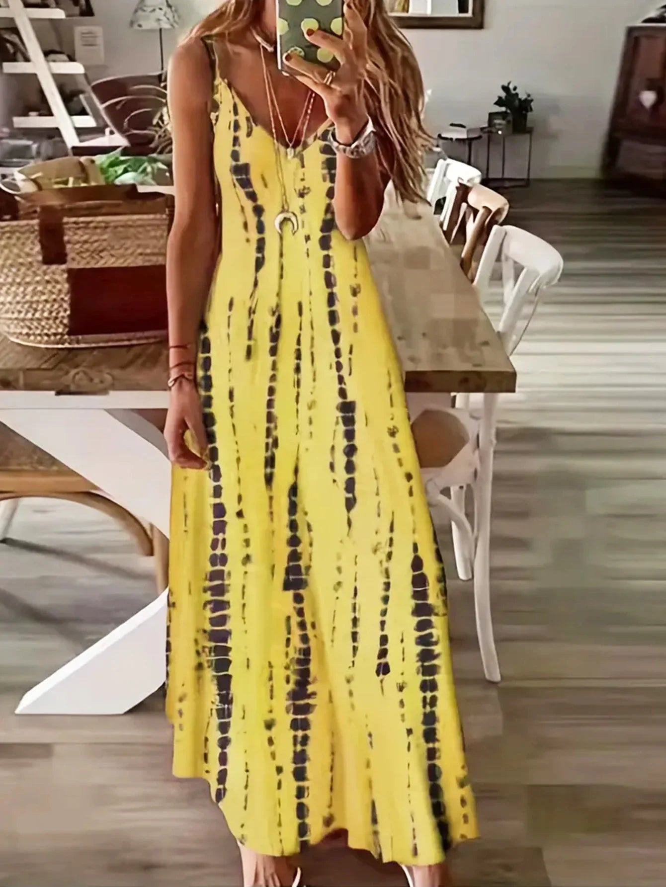 VIENNA™ - CASUAL LOOSE V-NECK MAXI DRESS