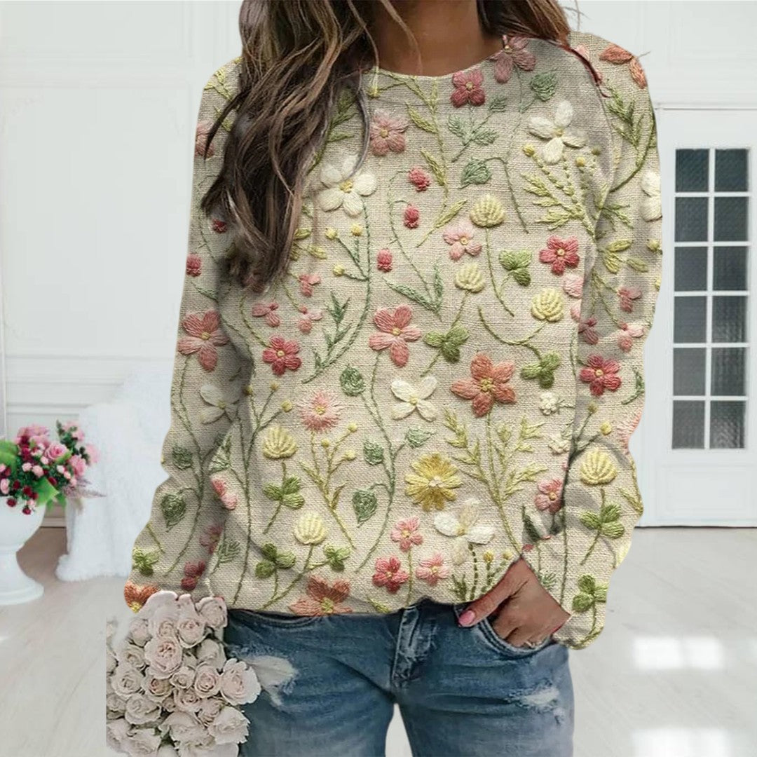 Talbot™ | Floral Pattern Pullover for Women