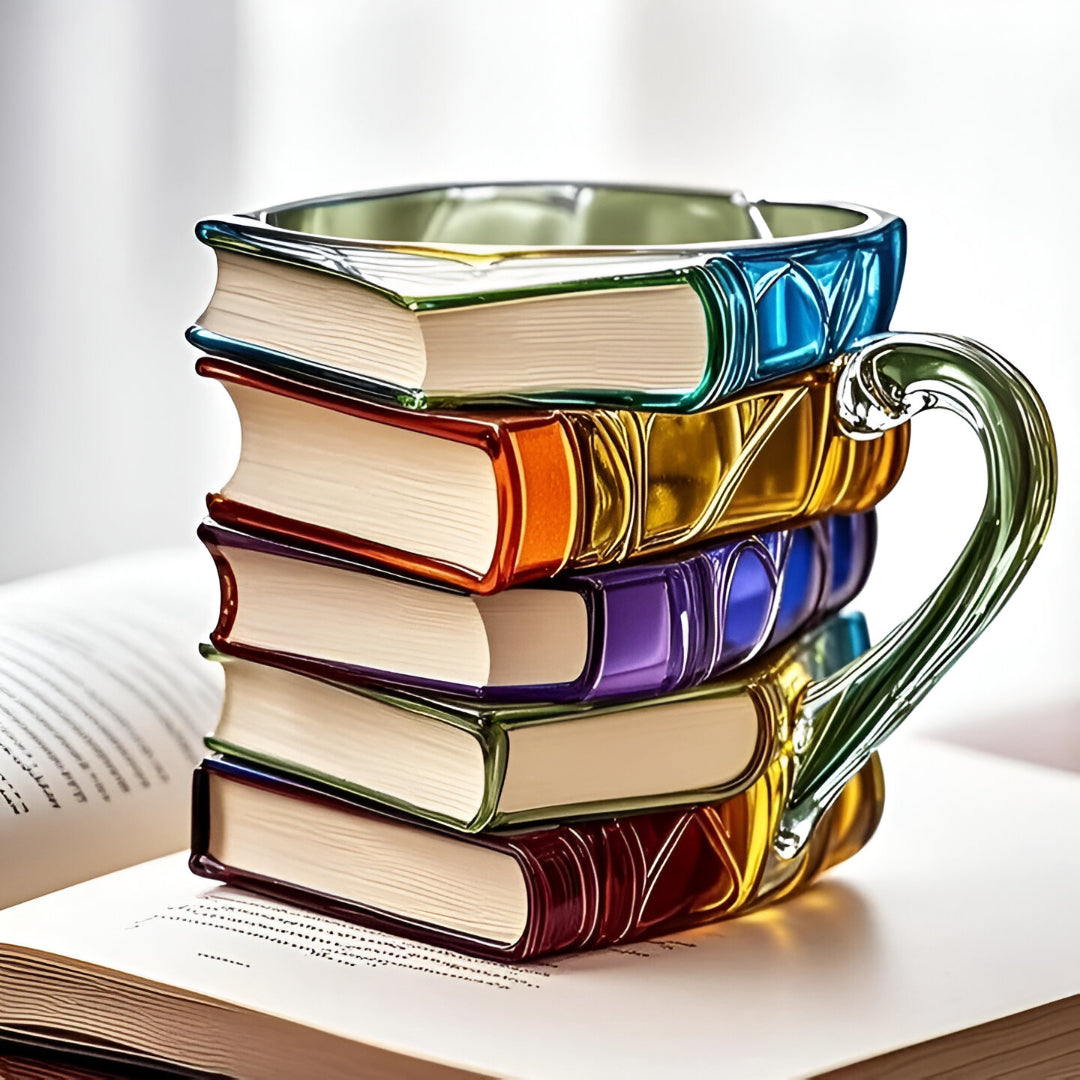 Book Mug | Mug with Painted Book
